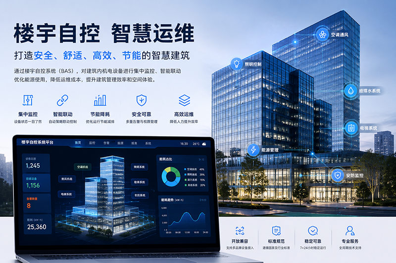 樓宇自控系統(tǒng)：讓建筑從“各自為政”走向“協(xié)同運(yùn)行”